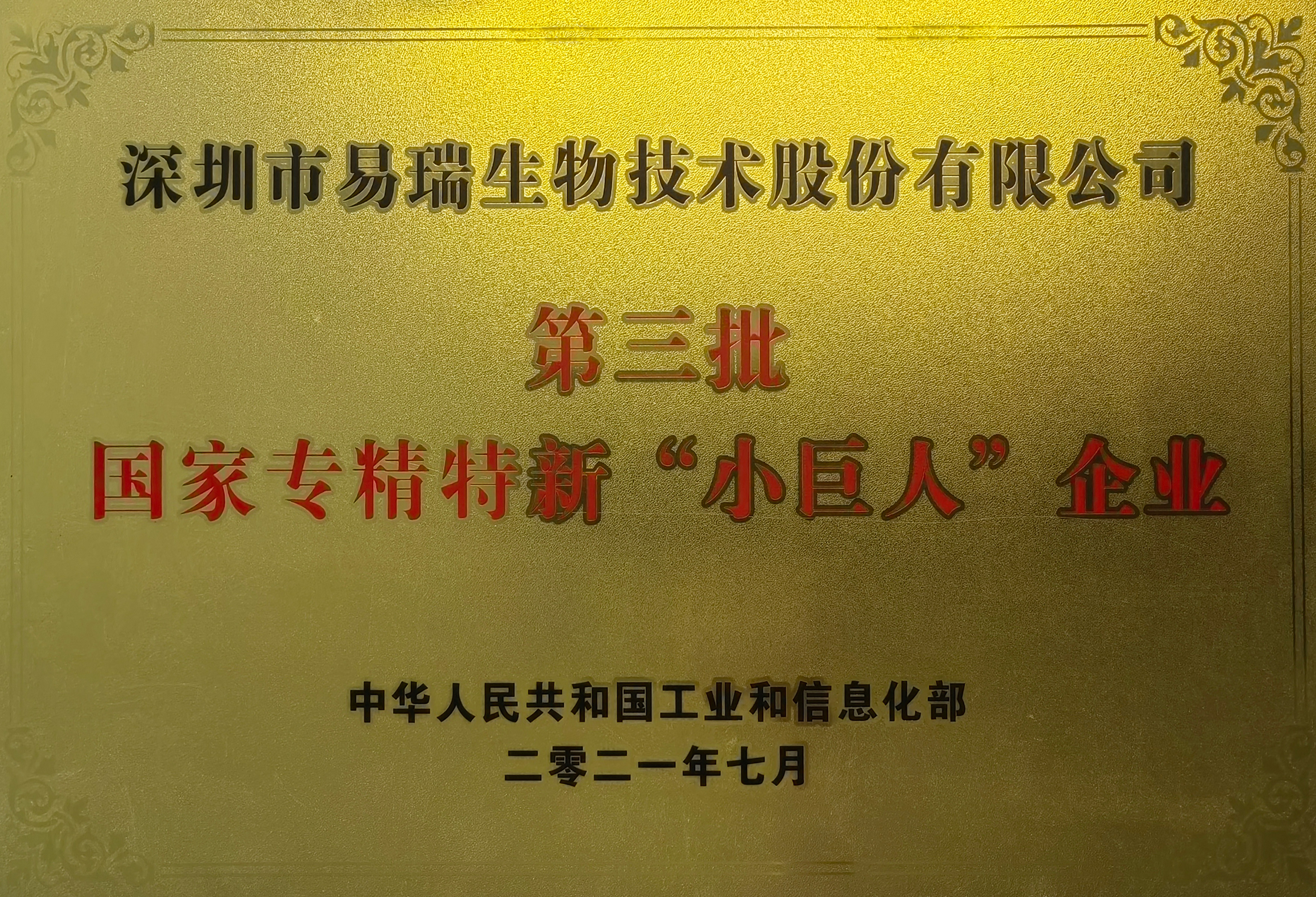 国家专精特新“小巨人”企业